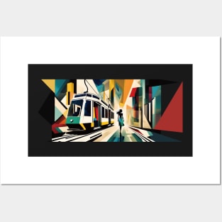 The Art of Trams - Soviet Realism Style #001 - Mugs For Transit Lovers Posters and Art